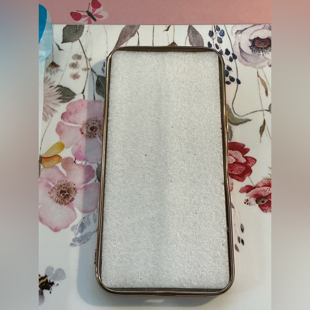 Gold Glitter Phone Case with Ring Holder - I Phone 13 Pro Max ( NWT) - Picture 5 of 6